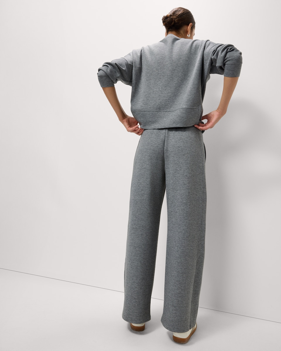 image 1 of F&F Scuba Wide Leg Co-ord Joggers in Grey
