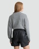 image 3 of F&F Faux Leather Pleated Shorts in Black