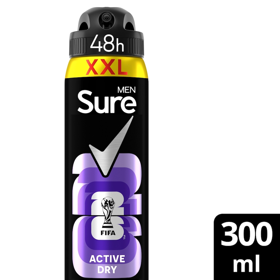 image 1 of Sure Men Active Dry Antiperspirant 300ml