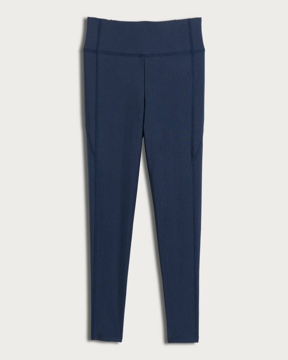 F&F Active EVERYHOUR High Shine High Waisted Leggings in Navy
