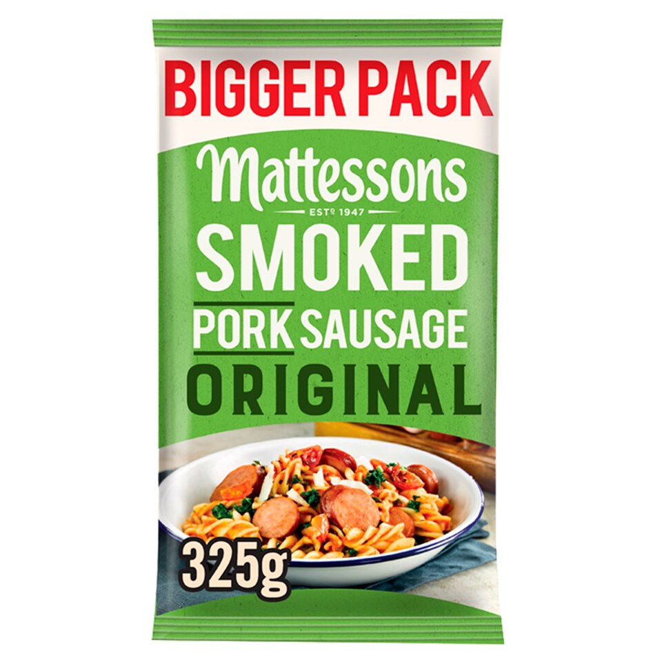 Mattessons Smoked Pork Sausage Original 325G