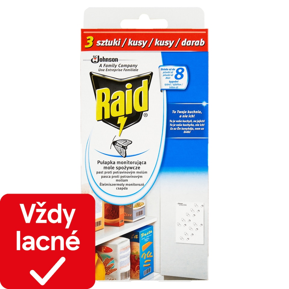 image 1 of Raid Trap Against Food Moths 3 Pieces