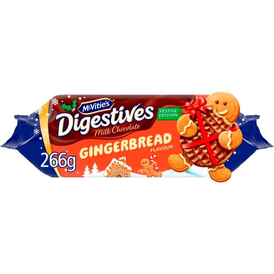 image 1 of McVitie's Digestive Milk Chocolate Gingerbread 266g