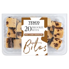 Tesco Brookie Bites 20 Pack