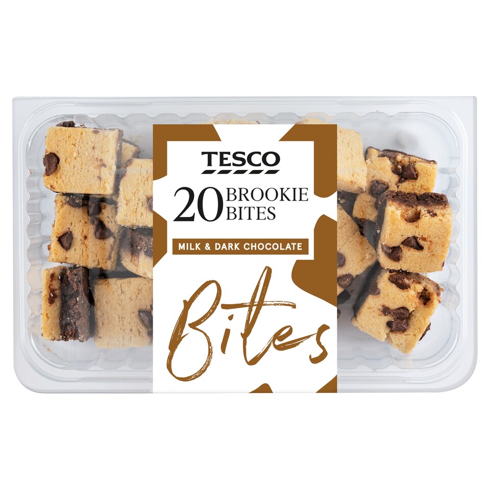 Tesco Brookie Bites 20 Pack