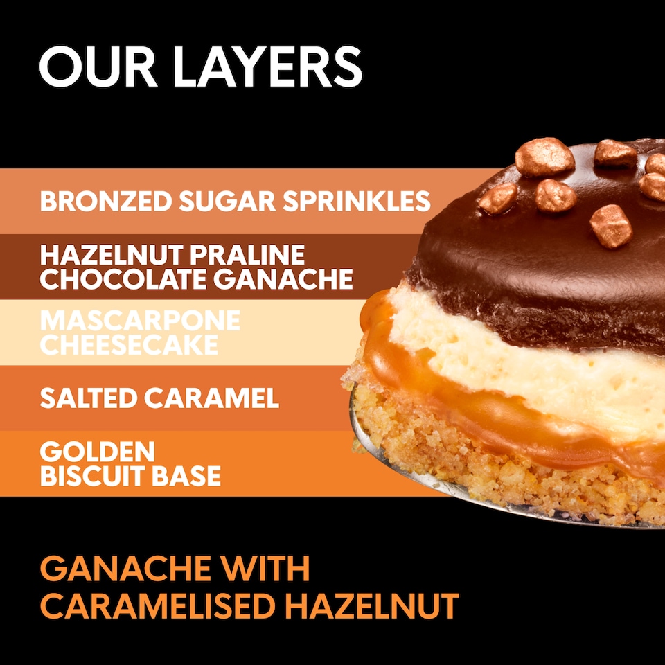 image 1 of Gü Hazelnut Praline Zillionaire Cheesecake Dessert 2x 86.5g