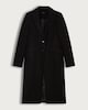 image 4 of F&F Tailored Lined Longline Coat in Black
