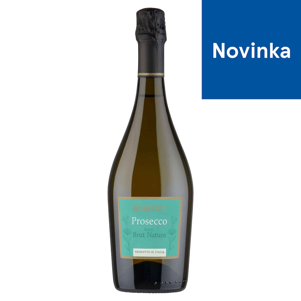 Rossini Prosecco Brut Nature D.O.C. Sparkling Wine 750 ml