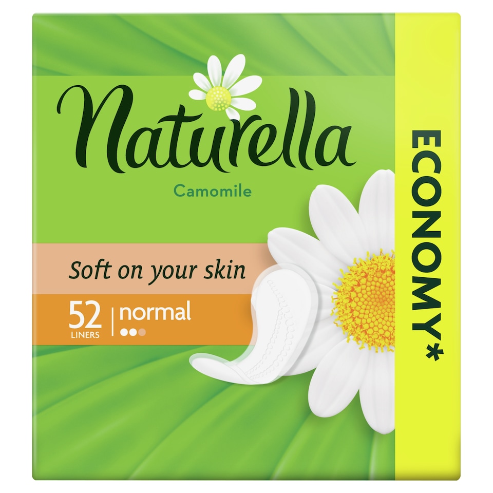 image 1 of Naturella Panty Liners Normal Camomile 52 Liners