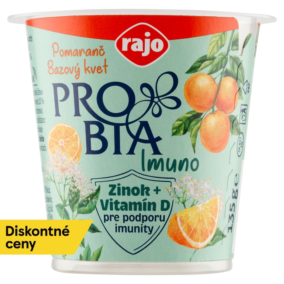 obrázok 1 z Rajo Probia Imuno Pomaranč bazový kvet 135 g