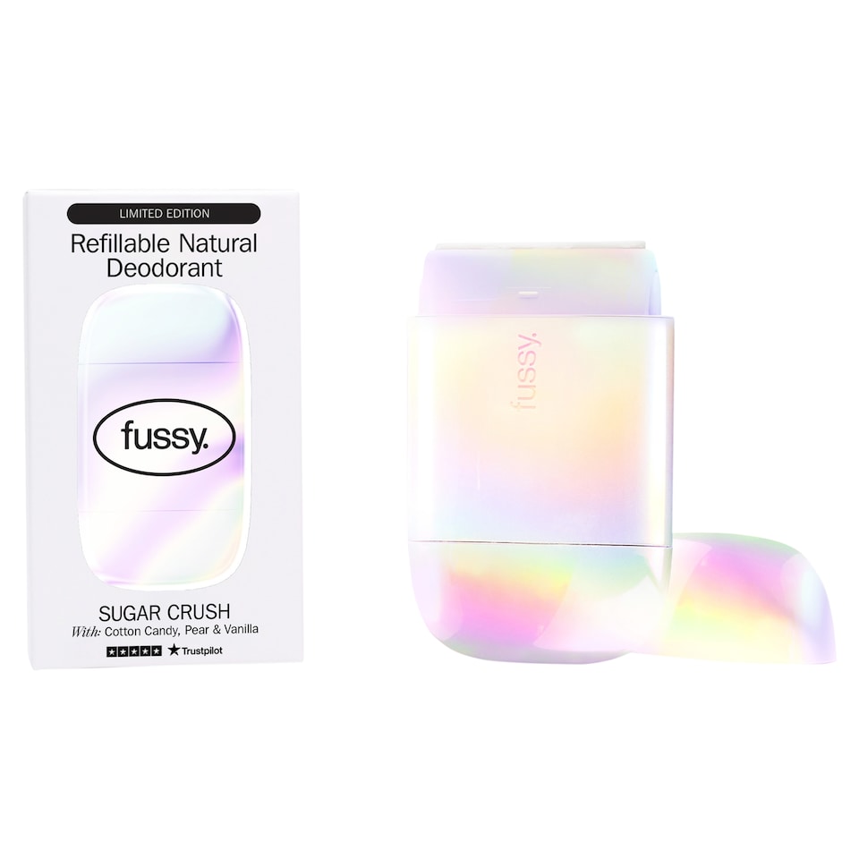 image 1 of Fussy Refillable Natural Deodorant Sugar Crush 40g