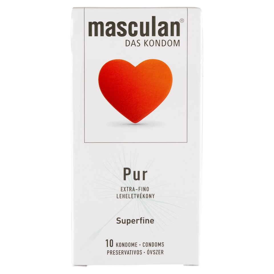 Masculan Pur leheletvékony óvszer 10 db