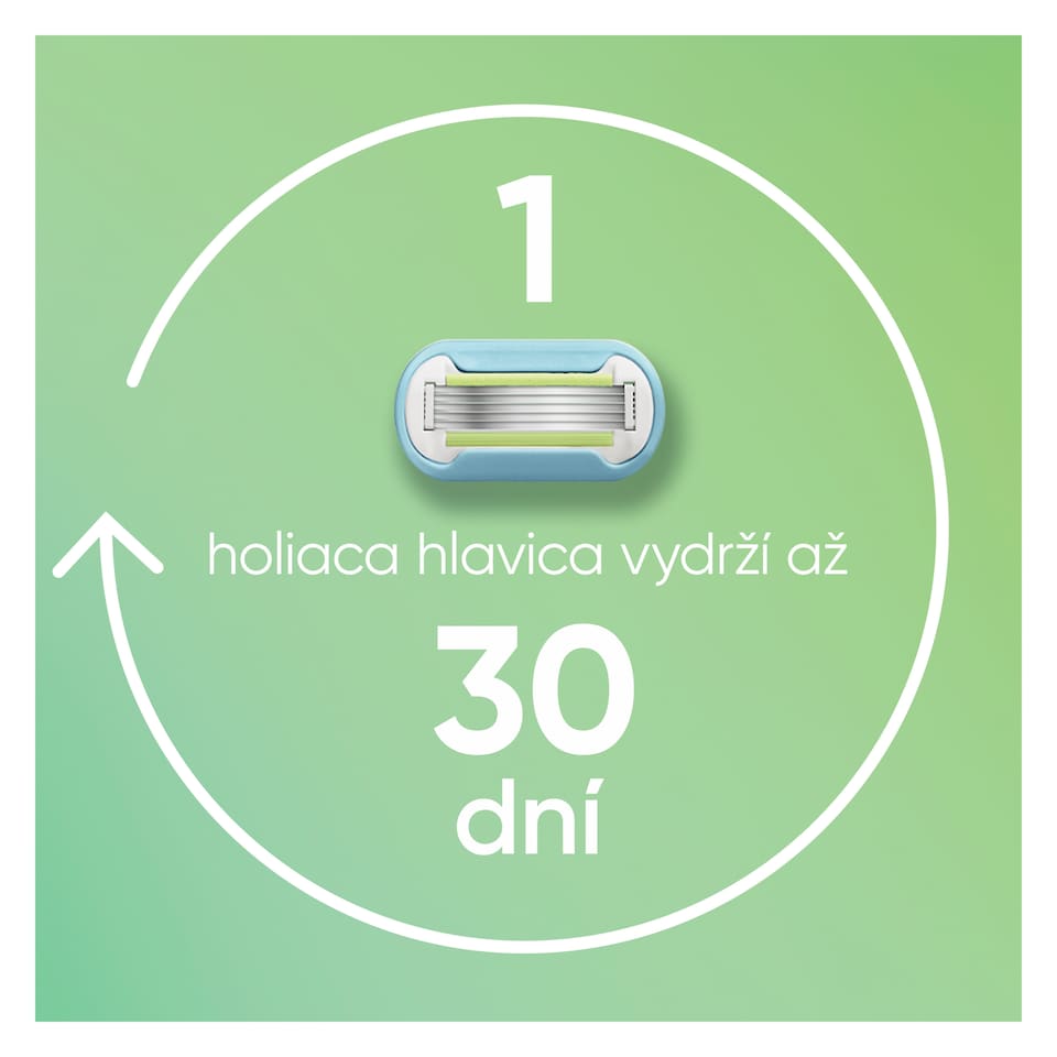 obrázok 1 z Gillette Venus Extra Smooth Dámske Holiace Hlavice, 4 ks Náhradných Hlavíc
