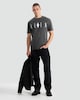 image 1 of F&F Pure Cotton Relaxed Fit Alien Slogan T-Shirt in Grey
