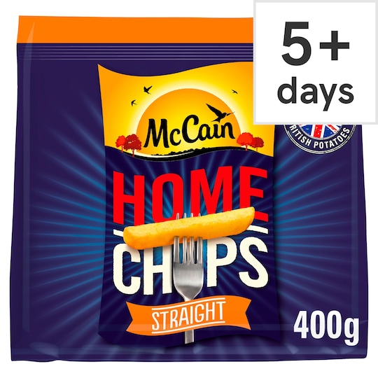 Mccain Home Chips 400G Tesco Groceries
