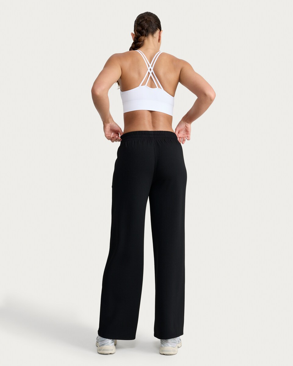 image 1 of F&F Active Wide Leg Joggers in Black