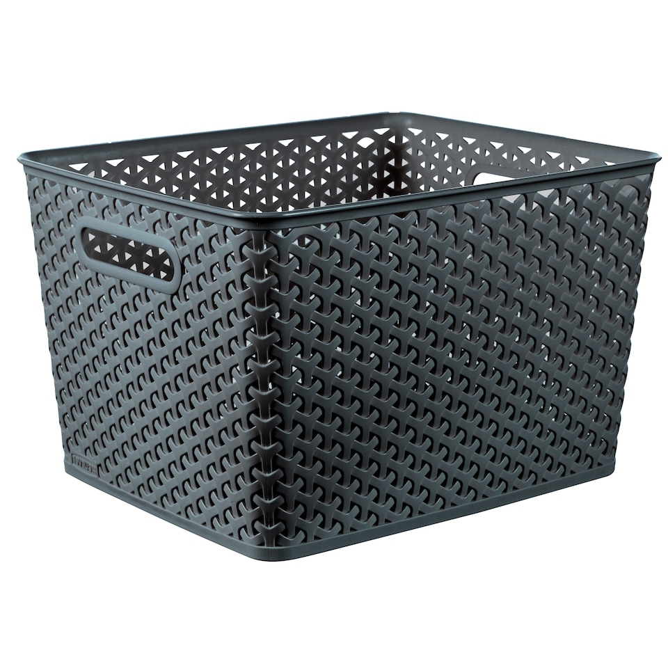 CURVER MYSTYLE BLACK BASKET LARGE