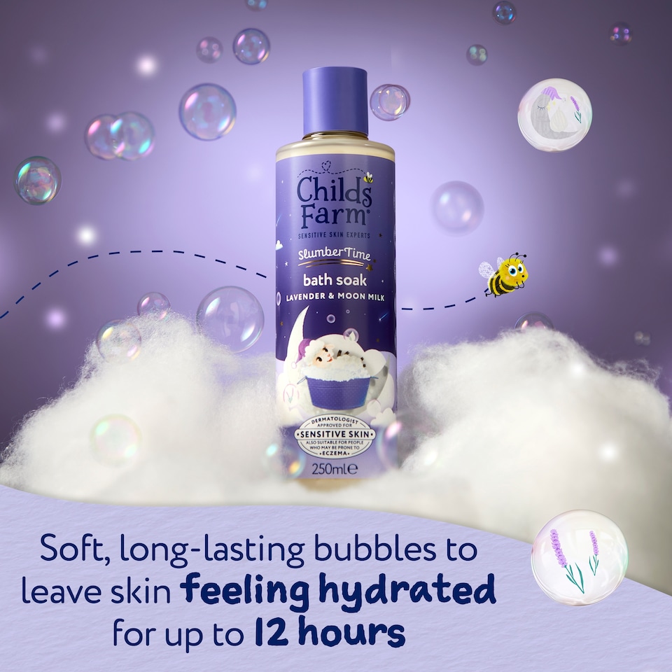 image 1 of Childs Farm SlumberTime Bath Soak Lavender & Moon Milk 250ml