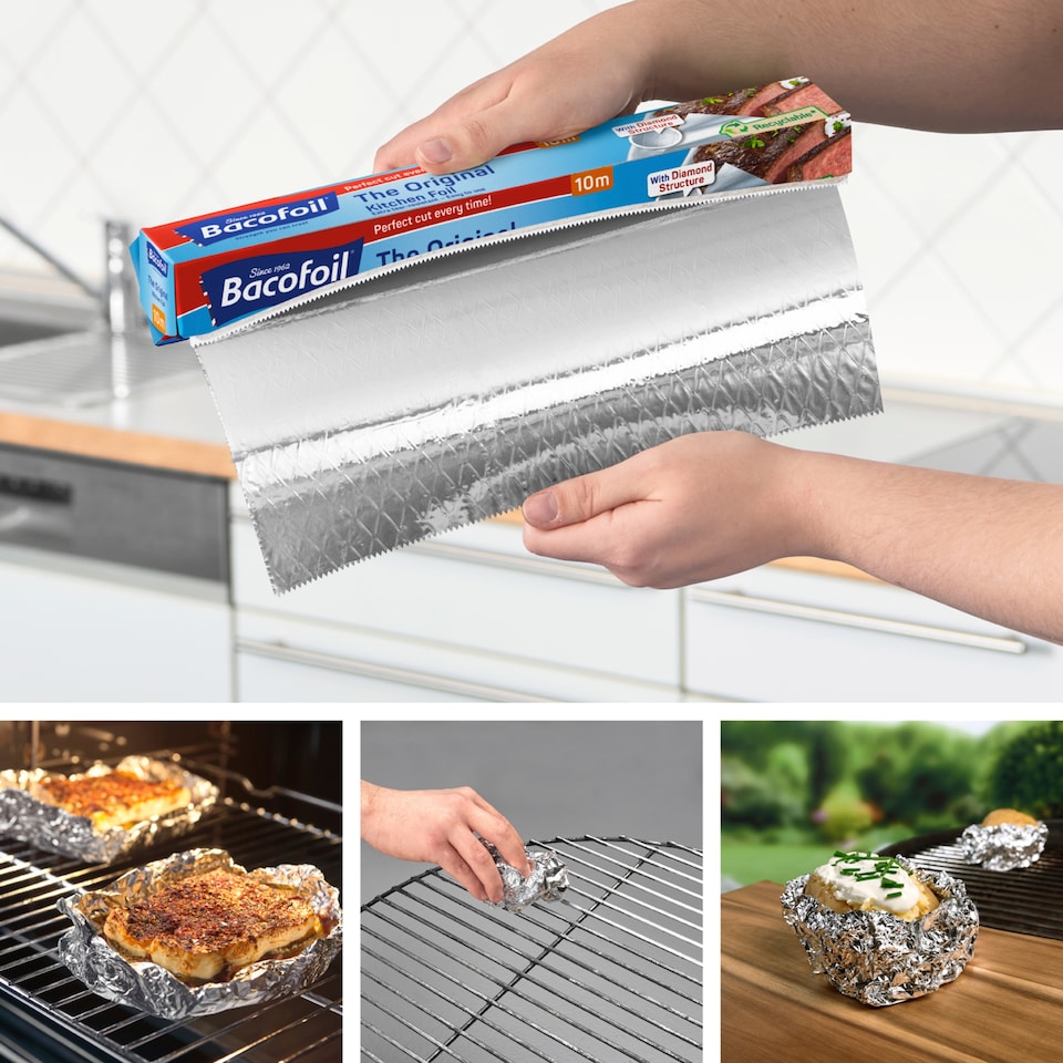 image 1 of Bacofoil Original Kitchen Foil 300Mm X 10M