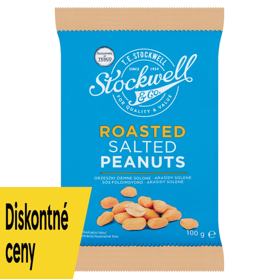 Stockwell & Co. Roasted Salted Peanuts 100 g