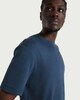 image 1 of F&F Pure Cotton Crew Neck T-Shirt in Blue