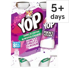 Yoplait Yop Forest Fruit Flavoured Yoghurt 4X180g