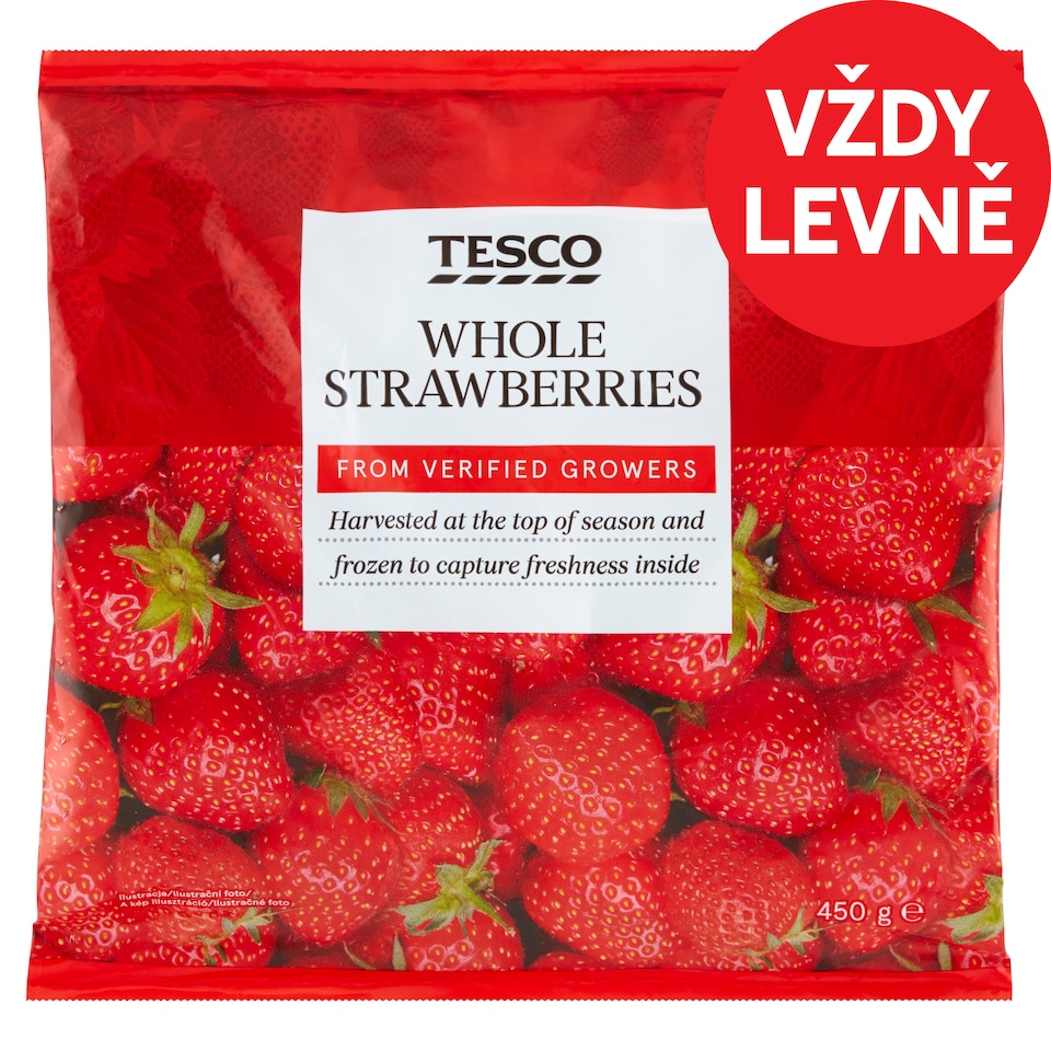 Tesco Jahody 450g