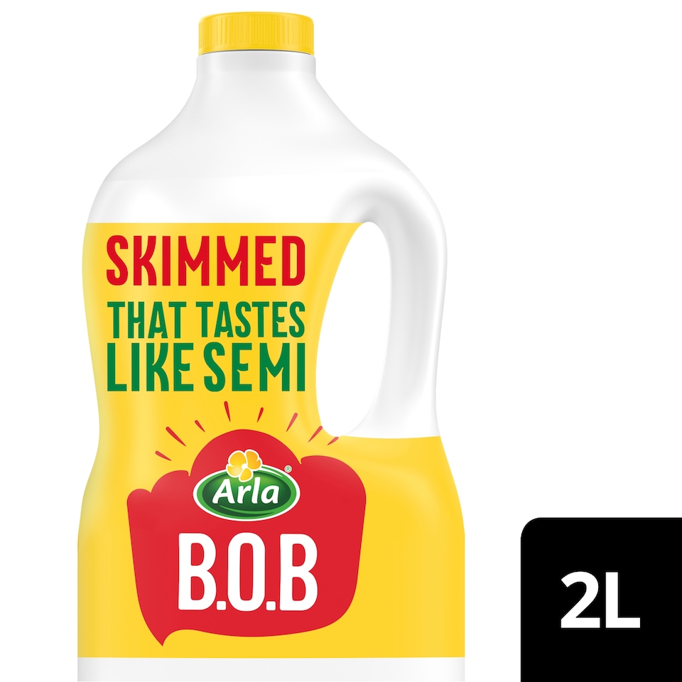 image 1 of Arla BOB Skimmed Milk 2L Tastes like Semi Skimmed