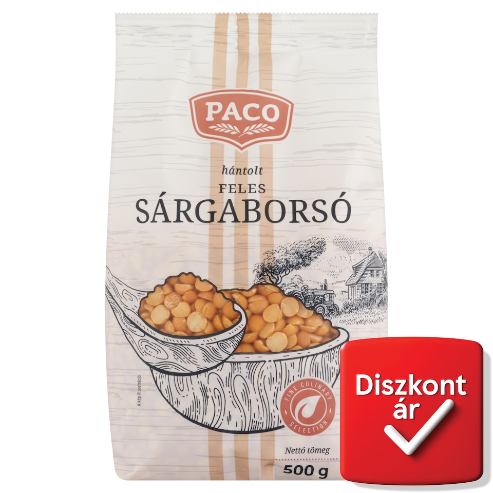 Paco hántolt feles sárgaborsó 500 g