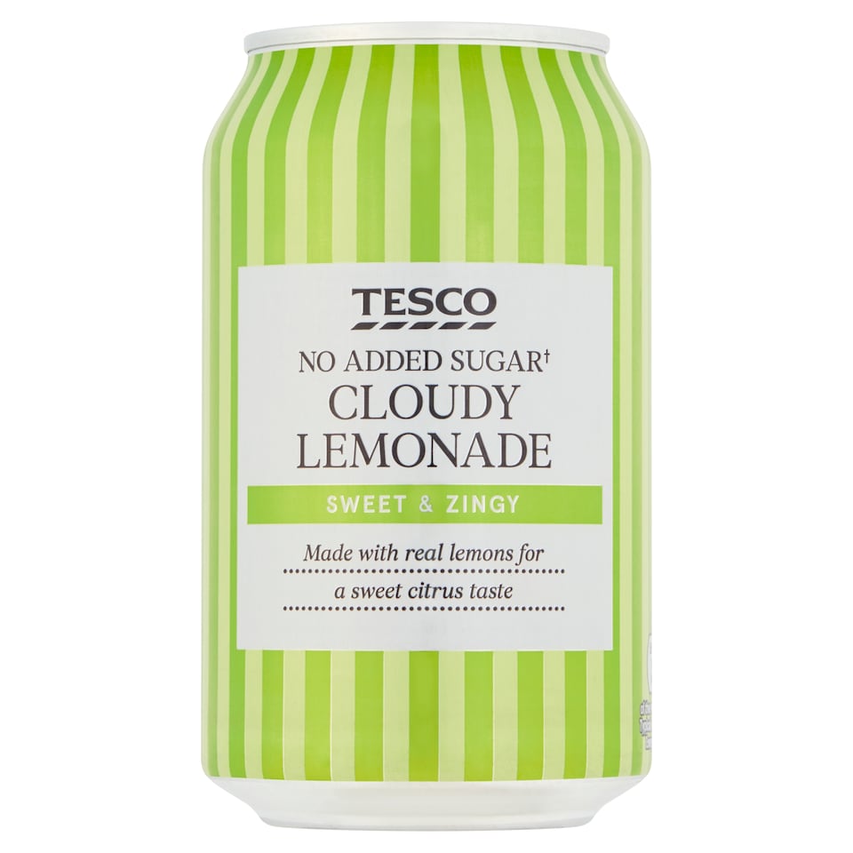 Tesco No Added Sugar Cloudy Lemonade 330Ml