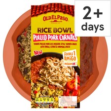 Old El Paso Pulled Pork Carnitas Rice Bowl 375g