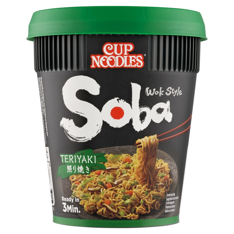 Obrázek 1 pro produkt Cup Noodles Instantní pšeničné nudle s ochucující omáčkou teriyaki 90g