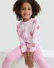image 3 of F&F Girls 2-Pack Pure Cotton Printed Long Sleeved Tops in Multi Pink