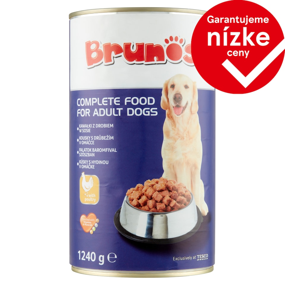 Brunos Kúsky s hydinou v omáčke 1240 g