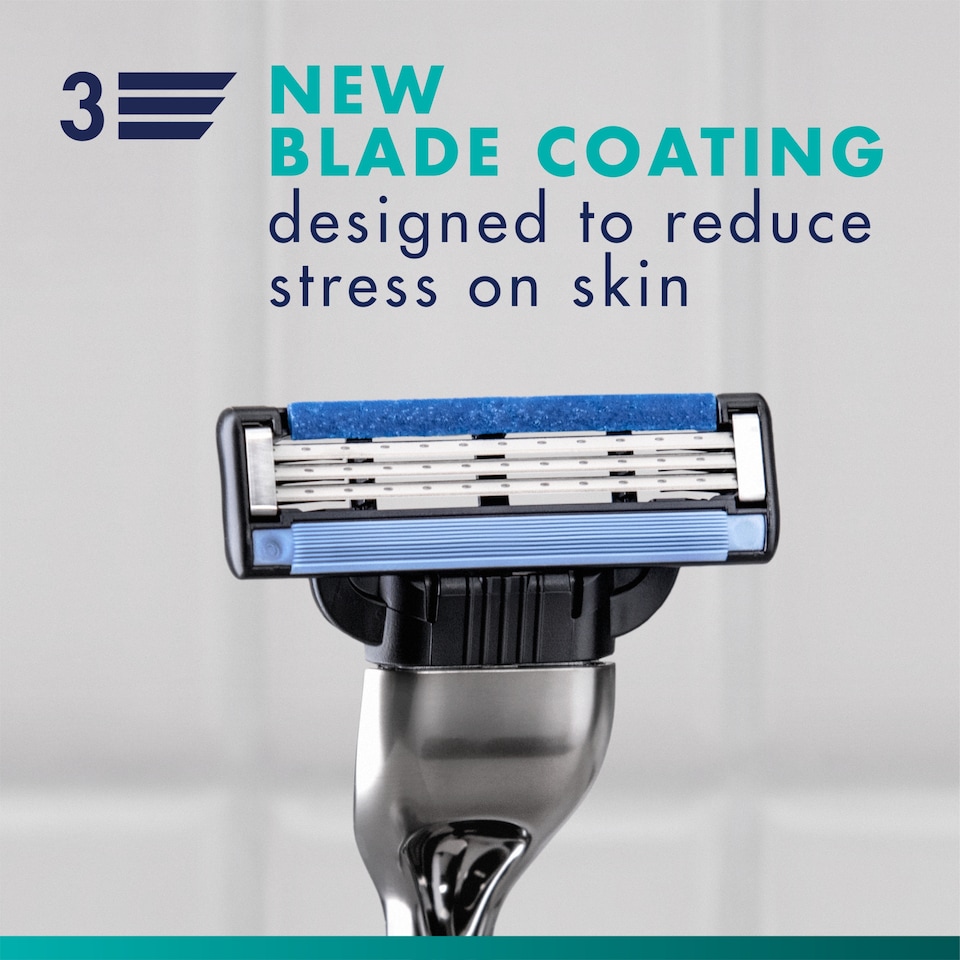 image 1 of Gillette Mach 3 Value Pack: Mens Razor + 12 Blade Refills