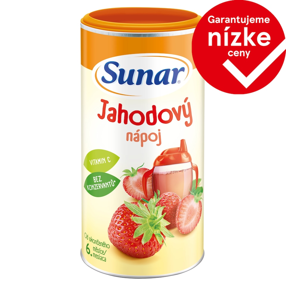 Sunar rozpustný nápoj jahodový 200 g