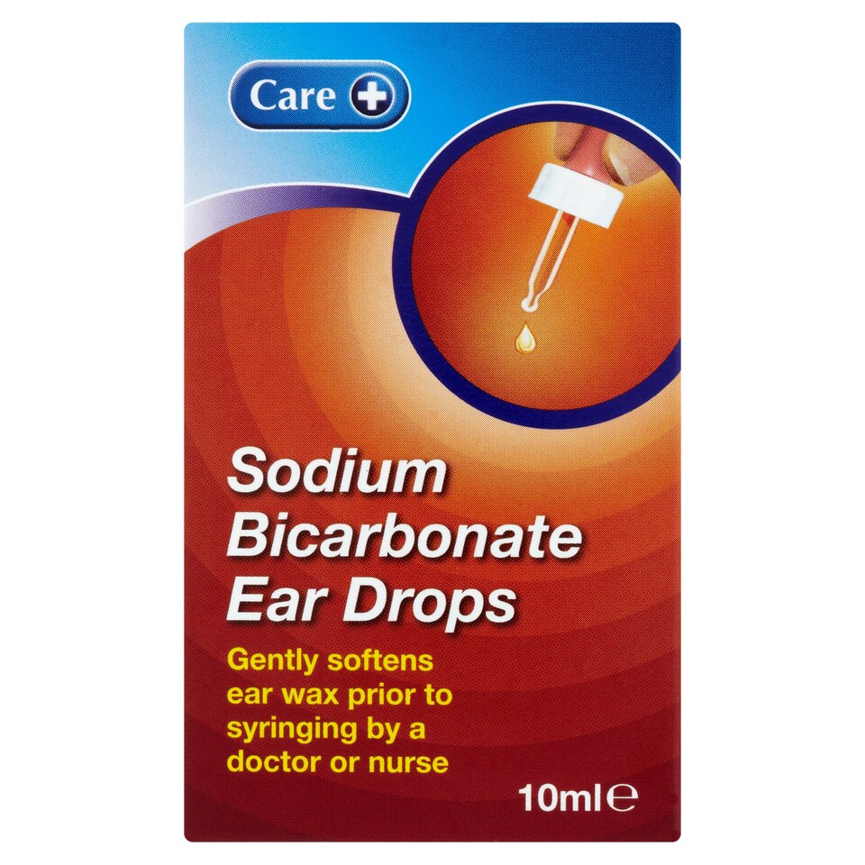 Care Ear Wax Softening & Sodium Bicarbonate Ear Drops 10ml