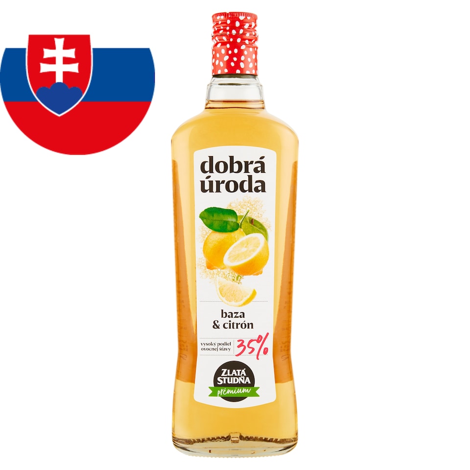 obrázok 1 z Zlatá Studňa Prémium Dobrá úroda baza & citrón 500 ml