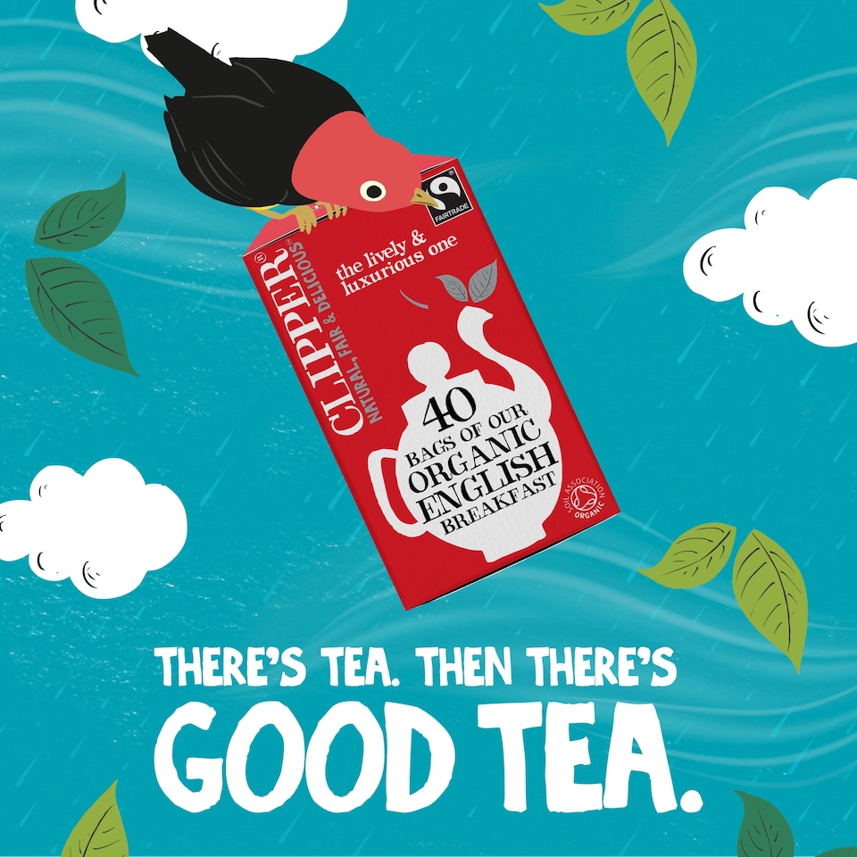image 1 of Clipper Organic English Breakfast Tea 40 Tea Bags 116G