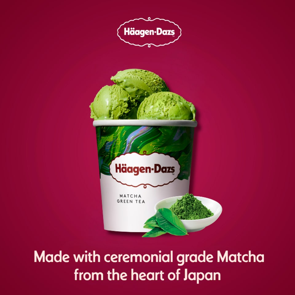 image 1 of Häagen-Dazs Matcha Green Tea Ice Cream Dessert Tub 460ml