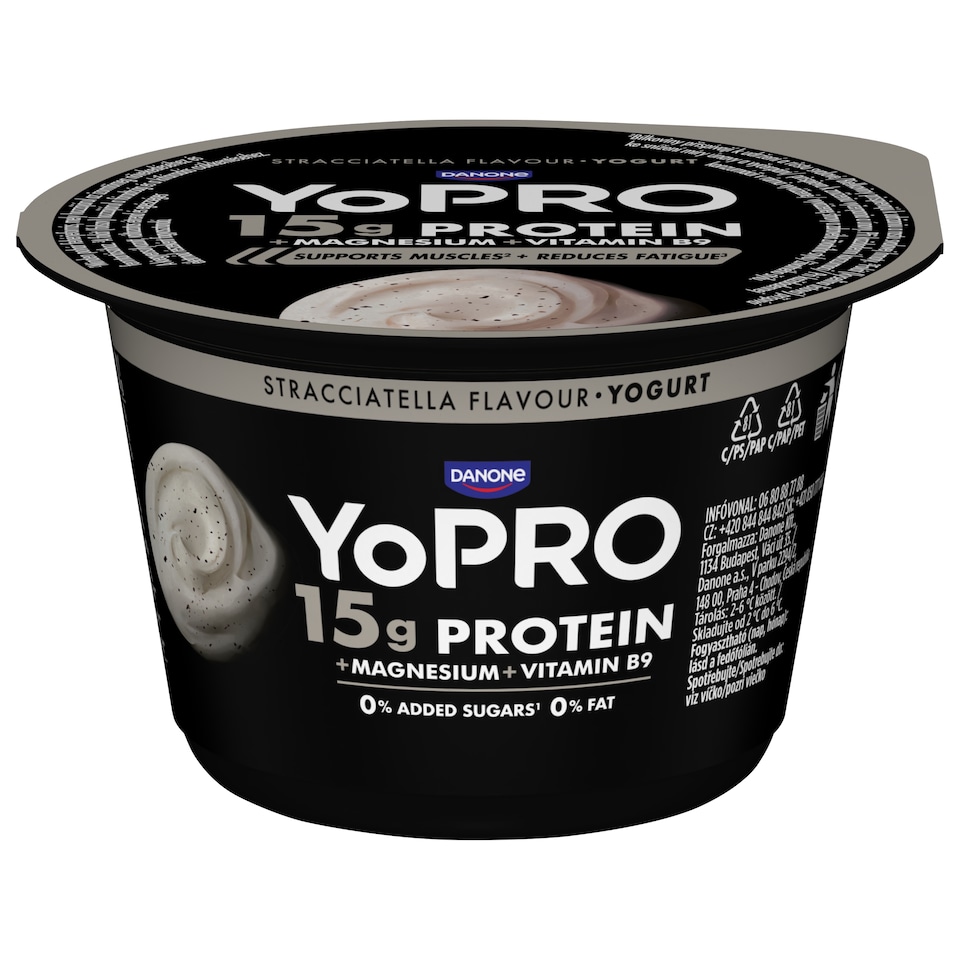 image 1 of YOPRO Low-fat yogurt - Stracciatella 160g
