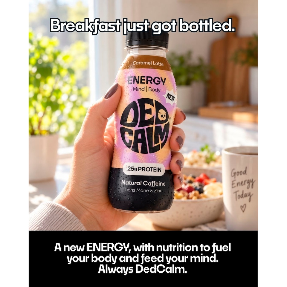 image 1 of DedCalm Protein Energy Drink - Caramel Latte Flavour - 330ml