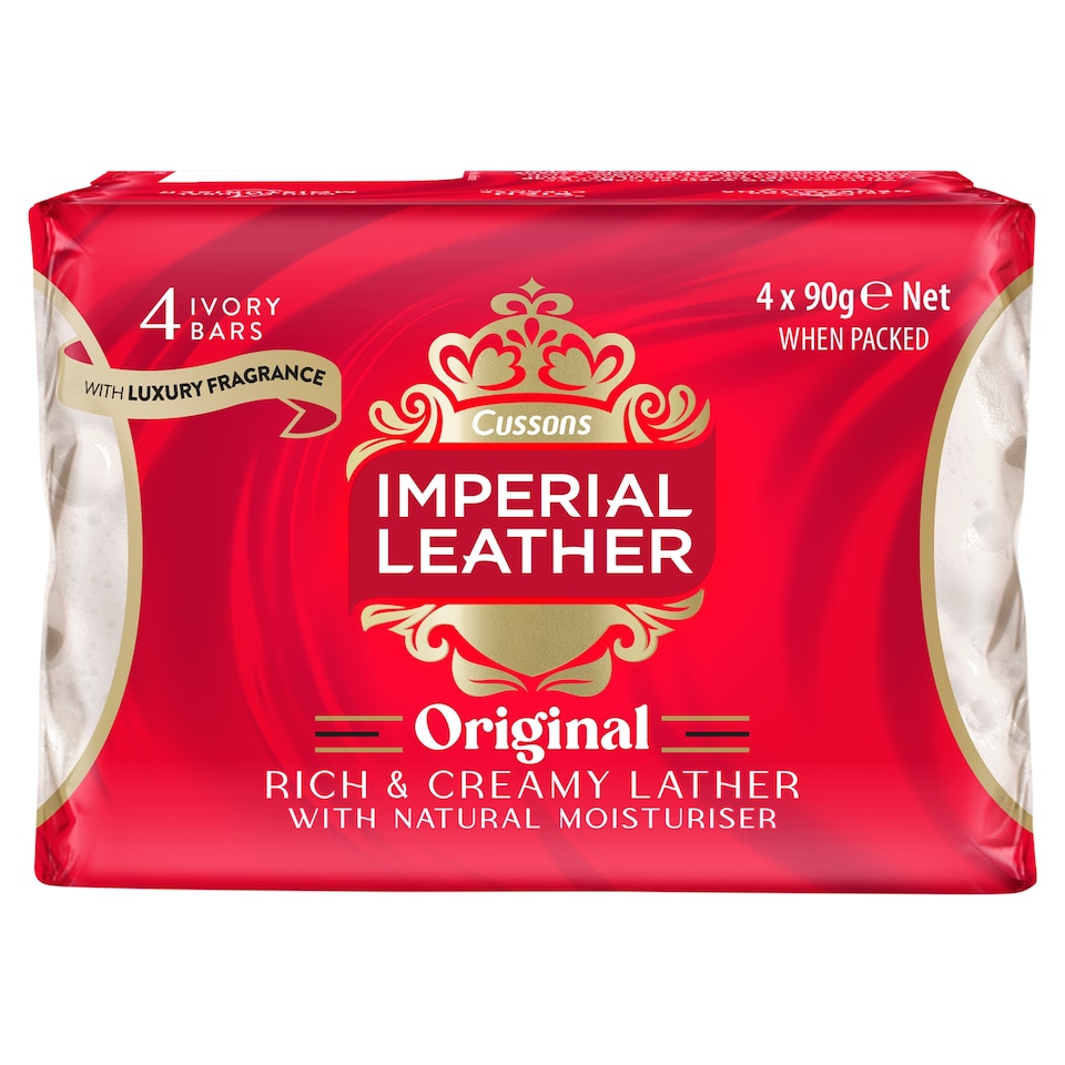 Imperial Leather Original Bar Soap 4x90g