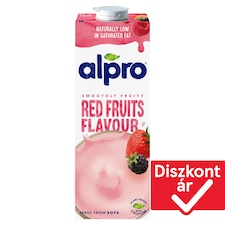 Alpro UHT piros gyümölcsös szójaital hozzáadott kalciummal és vitaminokkal 1 l