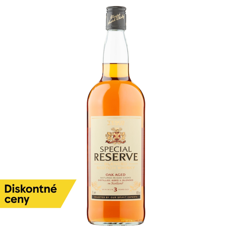 Tesco Special Reserve Blended Scotch Whisky 3 Years Old 40% 1 L