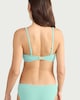 image 4 of F&F Textured Ring Accent Bikini Top in Mint