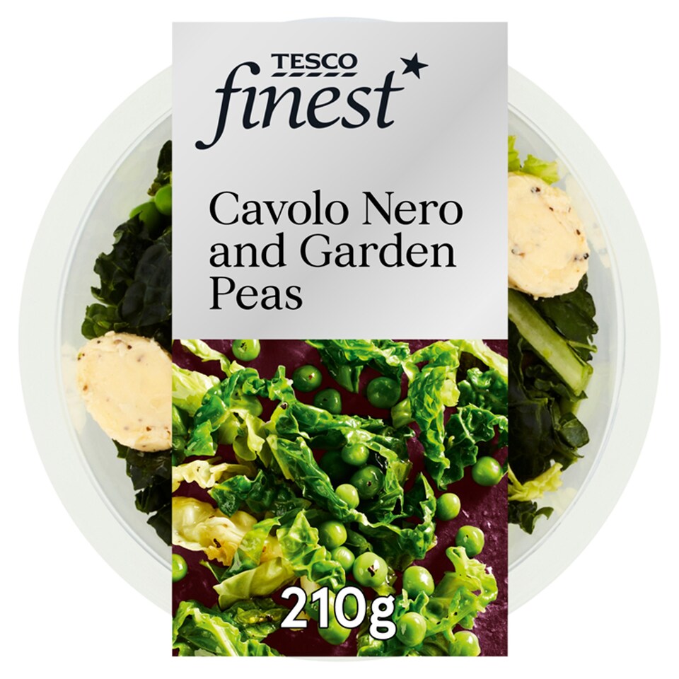 Tesco Finest Cavolo Nero & Garden Peas 210G Tesco Groceries