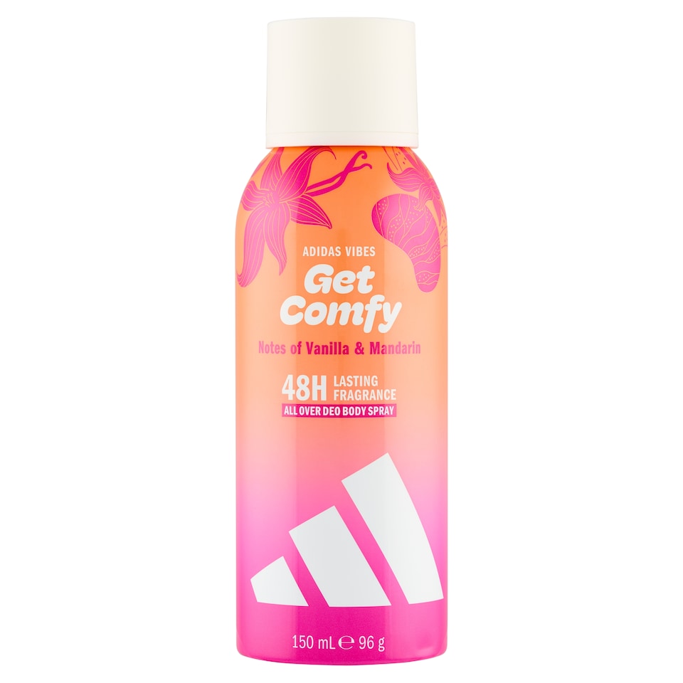 Adidas Get Comfy Notes of Vanilla & Mandarin dezodor az egész testre 150 ml