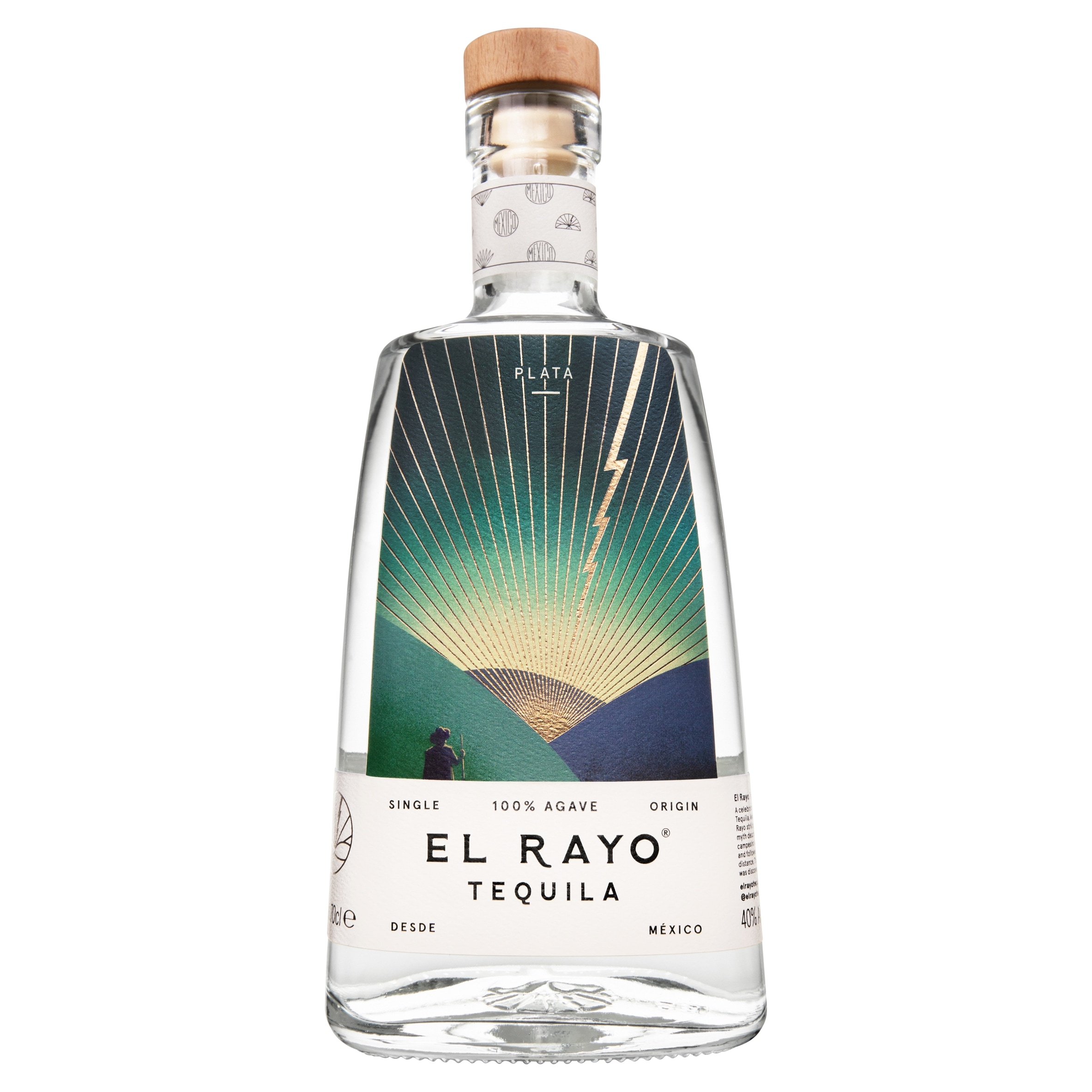 El Rayo Tequila Plata 70cl