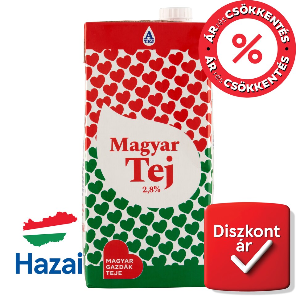 image 1 of Magyar Tej UHT Milk 2,8% 1 l